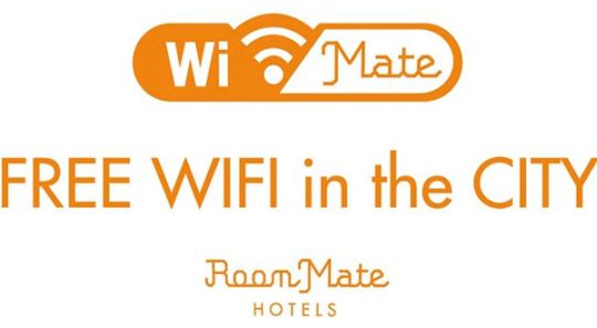 Room Mate Hotels offers free wi-fi inside and outside hotels