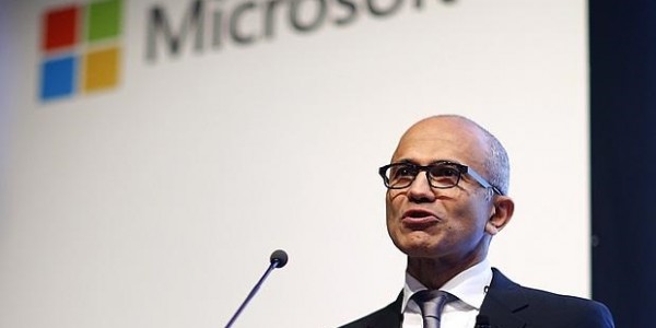 Microsoft CEO Satya Nadella visits Madrid