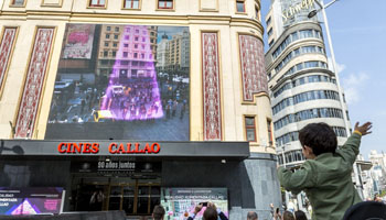 Callao City Lights venue, the first permanent Augmented Reality platform in Spain